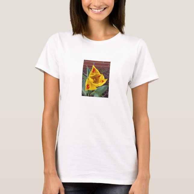 T-Shirt Tulipe Jaune (Devant)