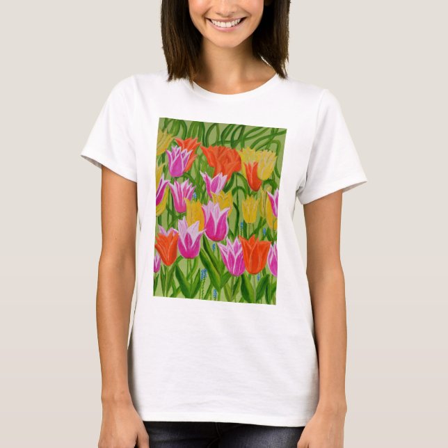 T-shirt Tulipes (Devant)