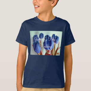 T-shirt Tulipes bleues