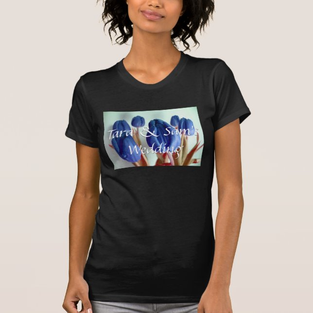 T-shirt Tulipes bleues (Devant)