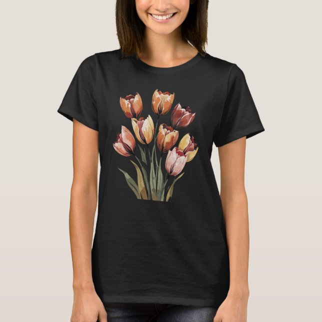 T-shirt Tulipes Bohèmes (Devant)