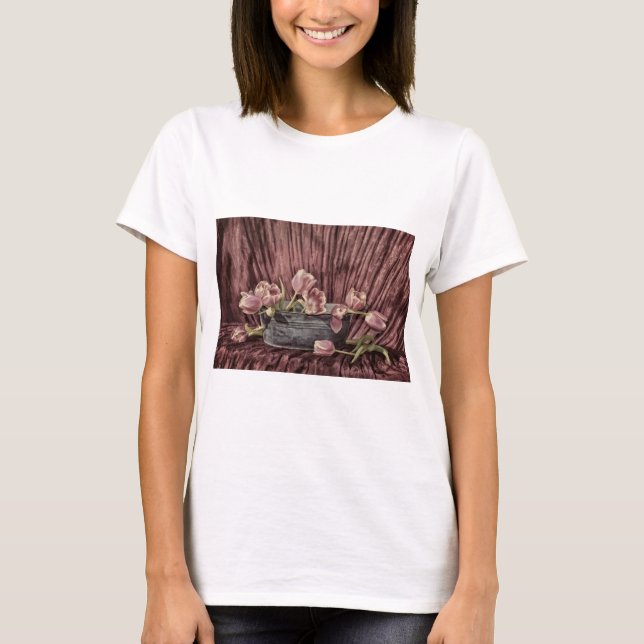 T-shirt Tulipes douces (Devant)