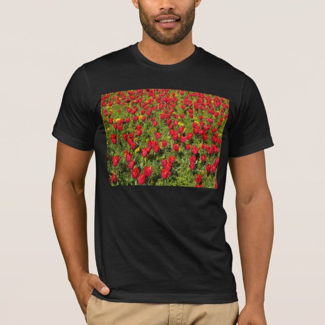T-shirt Tulipes rouges (Devant)