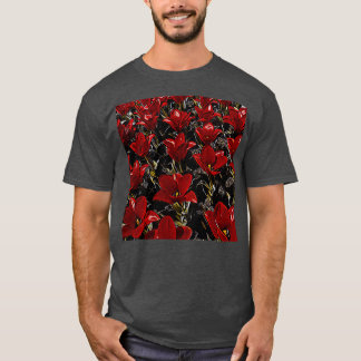 T-shirt Tulipes rouges