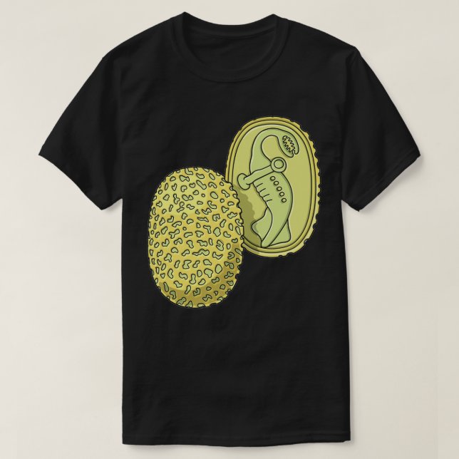 T-shirt Tully Monster Concretion Tullimonstrum Fossil Nodu (Design devant)