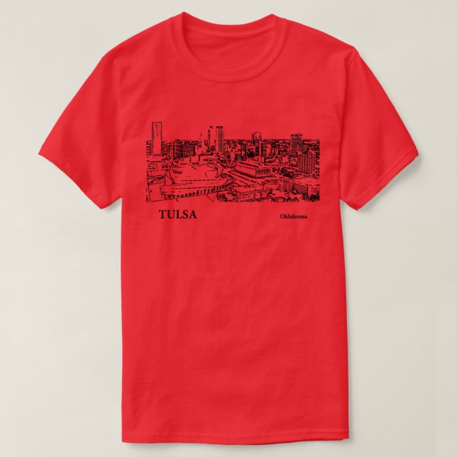 T-shirt Tulsa Oklahoma 5 (Design devant)