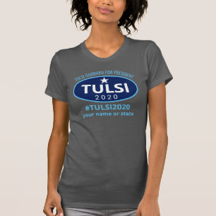 T-shirt Tulsi Gabbard 2020 pour le président