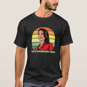 T-shirt Tulsi Gabbard Pour Président 2024 Patriot-Démocrat