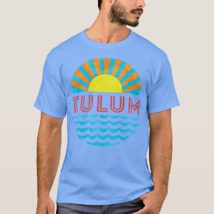 T-shirt Tulum Beach vintage Soleil Et Vagues