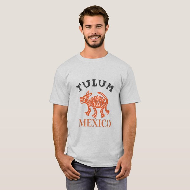 T-shirt Tulum Mexico Inca Design (Devant entier)