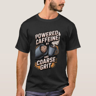T-shirt Tumbler de roche polissage à base de caféine et de