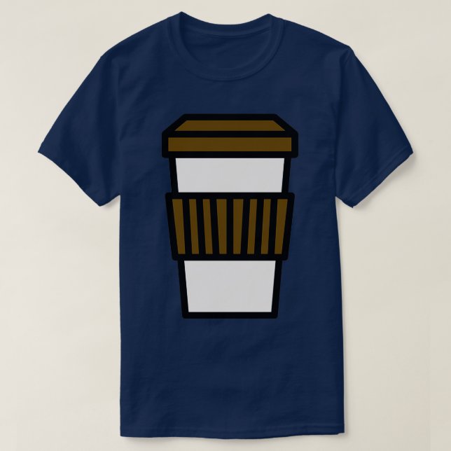 T-shirt Tumbler Sortir Takeaway Takeout Mug Coffe C (Design devant)