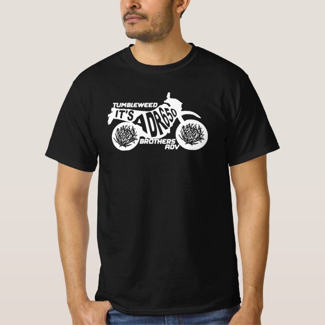 T-shirt Tumbleweed Brothers ADV - LOGO (chemise noire seul (Devant)
