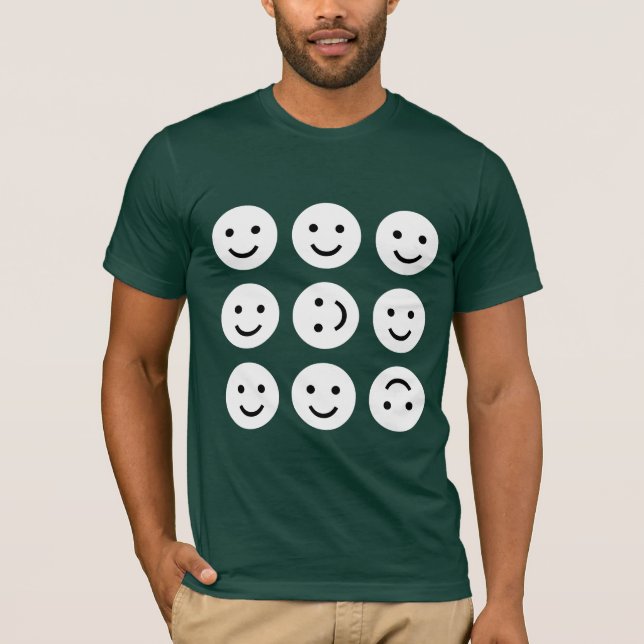 T-shirt Tumbling - Noir et Blanc - Customisé (Devant)
