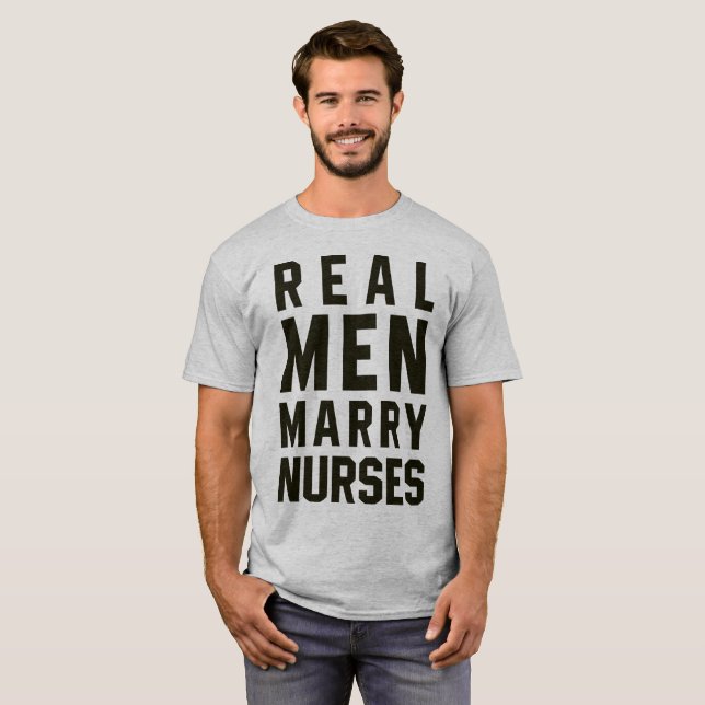 T-shirt Tumblr Véritables Hommes Épouses Épouses (Devant entier)