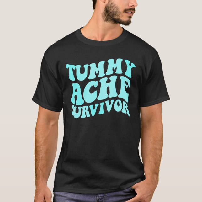 T-shirt Tummy Ache Survivor Stomachache   Kids Tummy Ache (Devant)