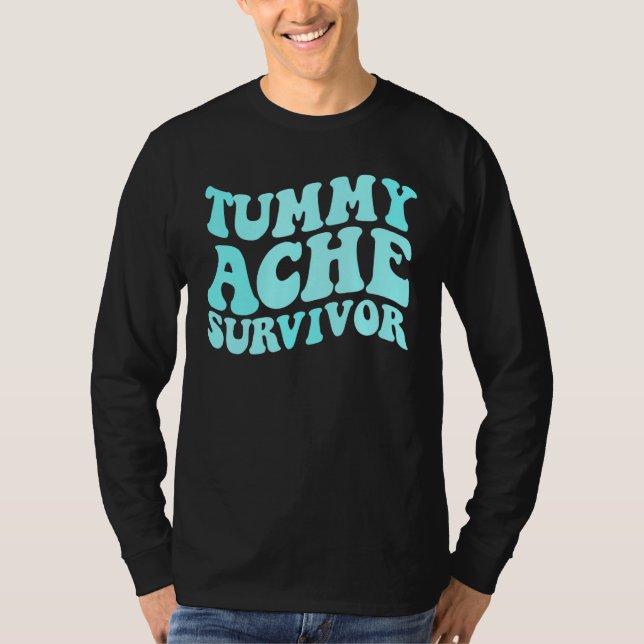 T-shirt Tummy Ache Survivor Stomachache   Kids Tummy Ache (Devant)