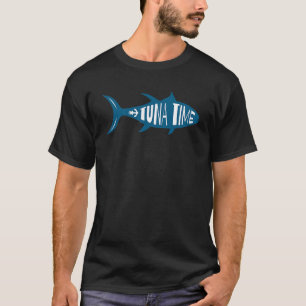 T-shirt Tuna Heure Bluefin Tuna Pêche