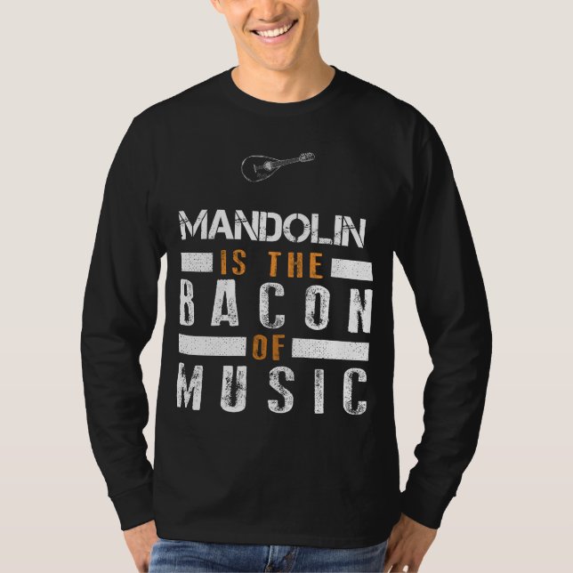 T-shirt Tune avec Harmonica : Bacon of Music Fun (Devant)
