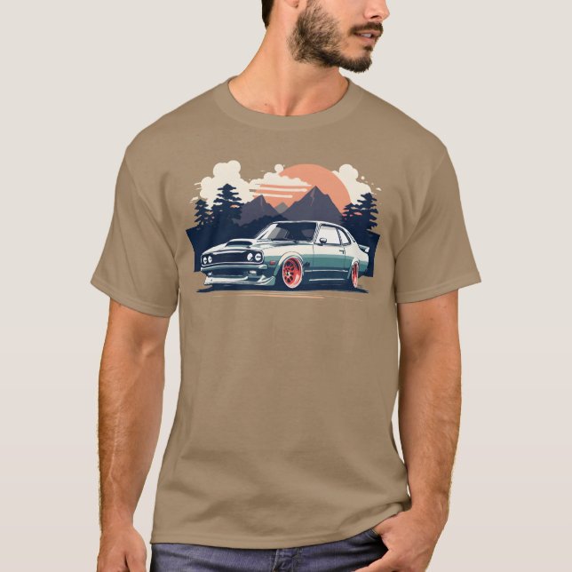 T-shirt Tuned Japan Car boy family (Devant)
