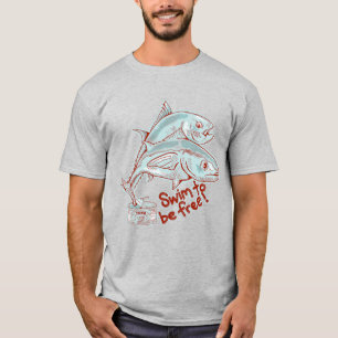 T-shirt Tuner étain de poisson drôle évasion