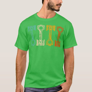 T-shirt Tuner Vintage mécanique rétro