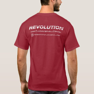 T-shirt Tuning Revolution - Texte blanc - Facebook