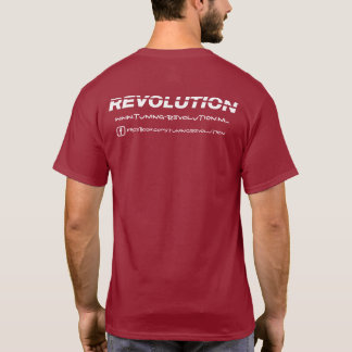 T-shirt Tuning Revolution - Texte blanc - Facebook