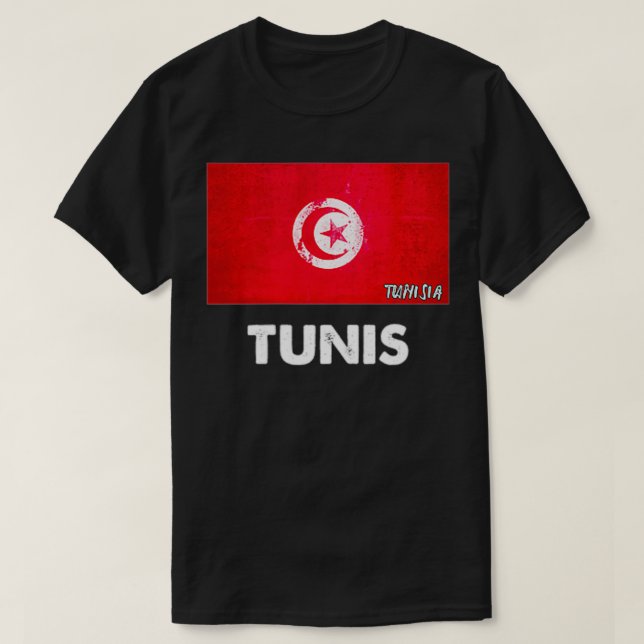 T-shirt Tunis Tunisie (Design devant)