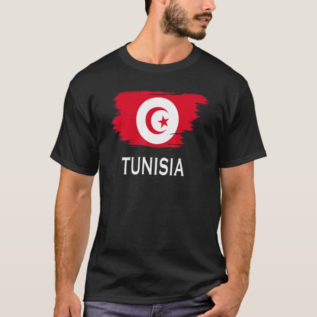 T-shirt Tunisia Country Tunisian Flag for Men Women Kids T (Devant)