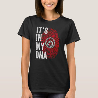 T-shirt Tunisia It's In My DNA Tunisian Fingerprint Tunisi