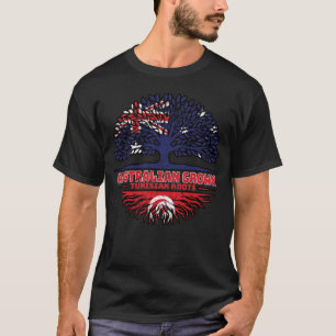 T-shirt Tunisie Australien Australie Racines de l'arbre