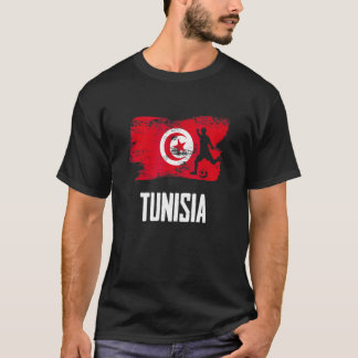 T-shirt Tunisie Drapeau Jersey tunisien Soccer Team Tunisi