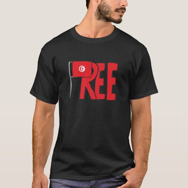 T-shirt Tunisie libre (Devant)
