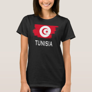 T-shirt Tunisie Pays Drapeau tunisien pour Hommes Femmes E