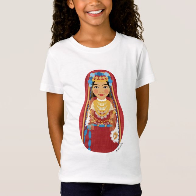 T-Shirt Tunisienne Matryoshka Girls (Devant)