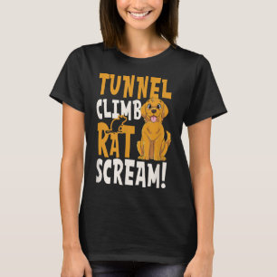 T-shirt Tunnel Climat Rat Cri Design Barn Hunt