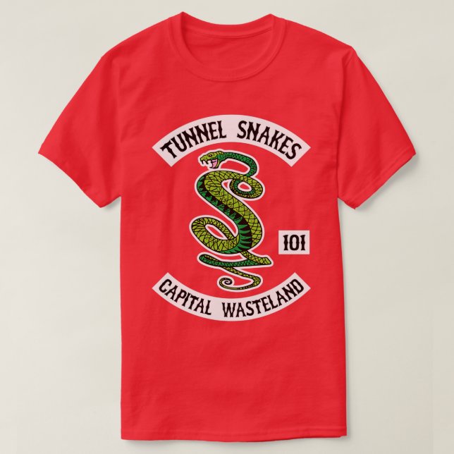 T-shirt Tunnel Snakes Capital Wasand (Design devant)