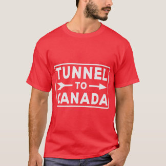 T-shirt Tunnel To Canada Triblend
