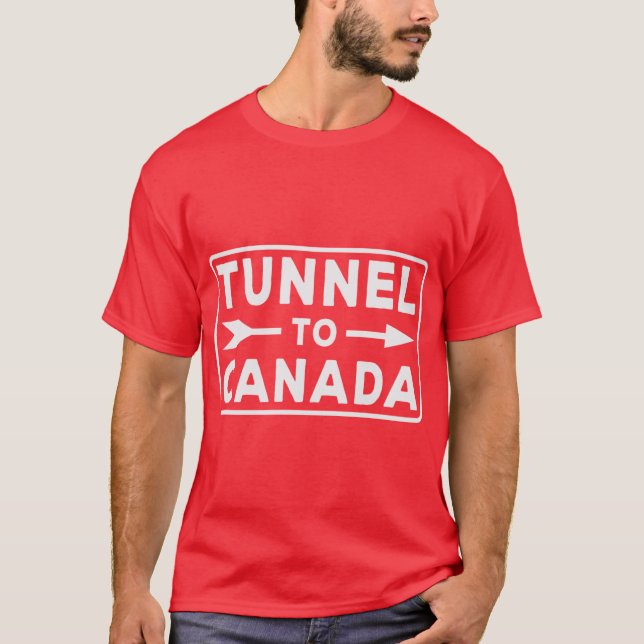 T-shirt Tunnel vers le Canada Triblend (Devant)