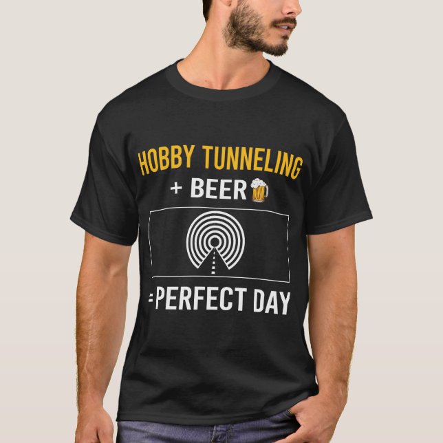T-shirt Tunneling pour la fête de la bière (Devant)