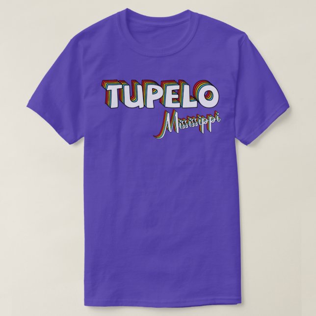 T-shirt Tupelo Mississippi City Vintage esthétique rétro (Design devant)