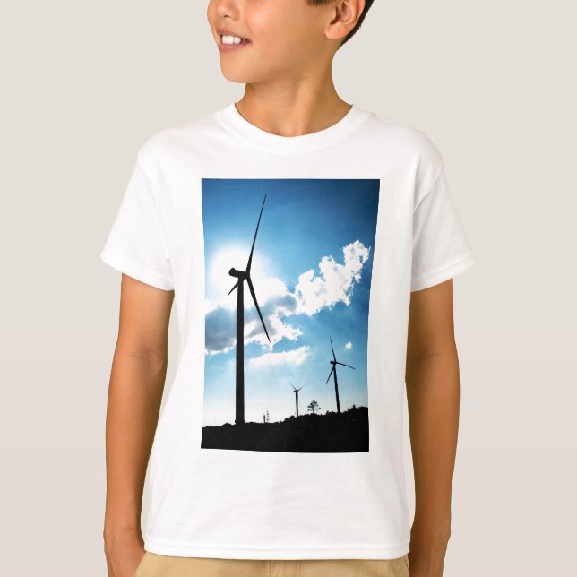 T-shirt Turbine éolienne (Devant)