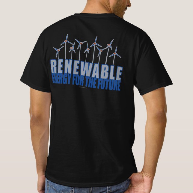 T-shirt Turbines éoliennes (Dos)