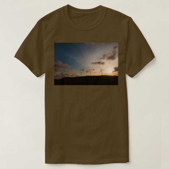 T-shirt Turbines éoliennes 1 (Design devant)