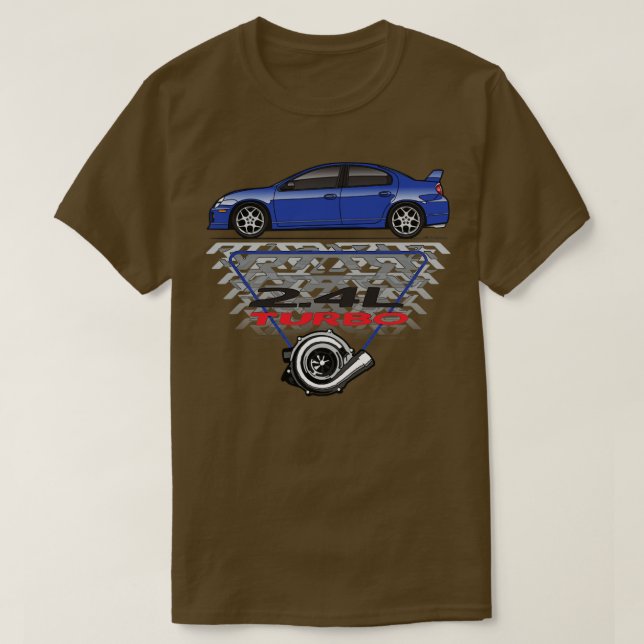 T-shirt Turbo bleu (Design devant)