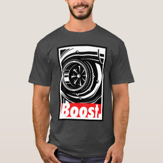 T-shirt Turbo Boost Pour Course Et Drift Voiture ami famil