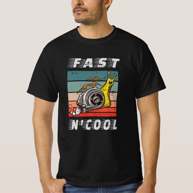 T-shirt Turbo escargot rapide et cool rapide n cool (Devant)