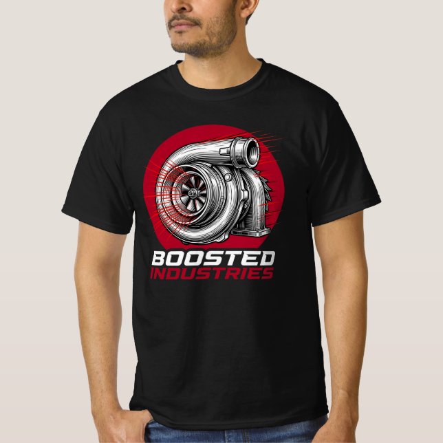 T-shirt Turbo Mécanicien Cadeau de Boosted Industries (Devant)