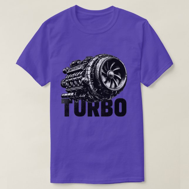 T-shirt Turbo-moteur 13 (Design devant)